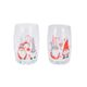 Lot de 2 verres noël 300ml