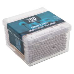 Lot de 200 coton-tiges bambou 9x5.3x9cm