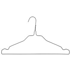 Lot de 25 cintres métal anti glisse