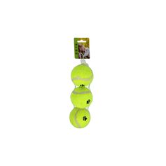 Lot de 3 balles de tennis pour chien D 6.5cm