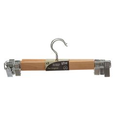 Lot de 3 cintres pince bois 2.8x12.8x33cm
