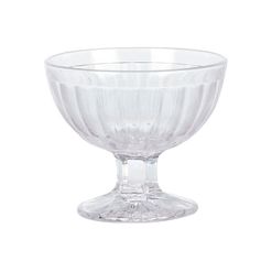 Lot de 3 coupes à glaces verre transparent 10.5x8cm