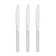 Lot de 3 couteaux de table VALMY