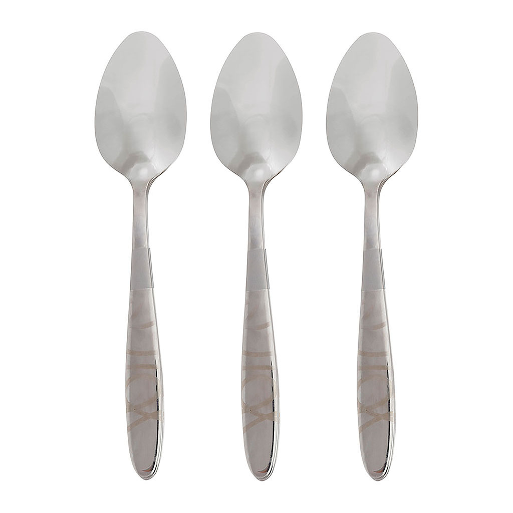 Lot de 3 cuillères à soupe inox RIO - Centrakor