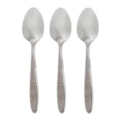 Lot de 3 cuillères à soupe inox RIO