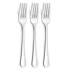 Lot de 3 fourchettes GRAPHIC acier