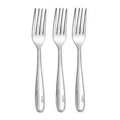 Lot de 3 fourchettes inox ATHOS H20.5cm