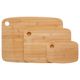 Lot de 3 planches à découper bambou