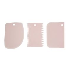 Lot de 3 raclettes coupe pâte roses - NOEMIE HONIAT