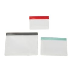 Lot de 3 sacs de conservation réutilisables
