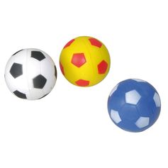 Lot de 4 balles pour chien rebondissantes 4cm