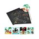 Lot de 4 cartes à gratter thème pirates 20x20cm