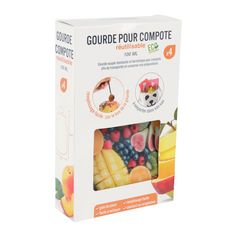 Gourde à compote rechargeable