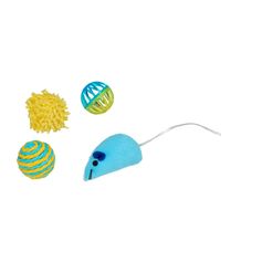 Lot de 4 jouets pour chat
