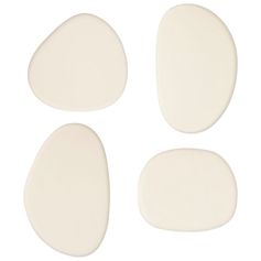 Lot de 4 patères forme organique KAREN