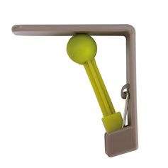 Lot de 4 pinces nappe plastique 5.5x1.8x5.8cm