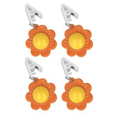 Lot de 4 pinces pour nappe forme fleurs