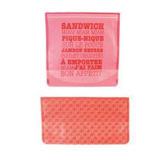 Lot de 4 sacs alimentaire réutilisables