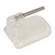 Lot de 4 supports tringle rideau adhésifs transparents 12mm