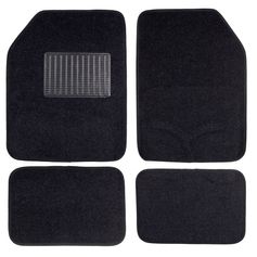 Lot de 4 tapis moquette talonnette