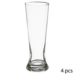 Lot de 4 verres à bière droits 37cl