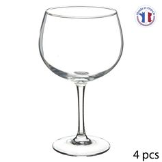 Lot de 4 verres à Gin en verre 70cl