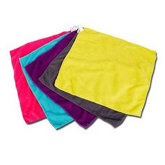 Lot de 5 lavettes multi-usages microfibre 30x30cm