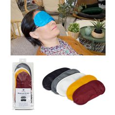 Lot de 5 masque de sommeil en textile