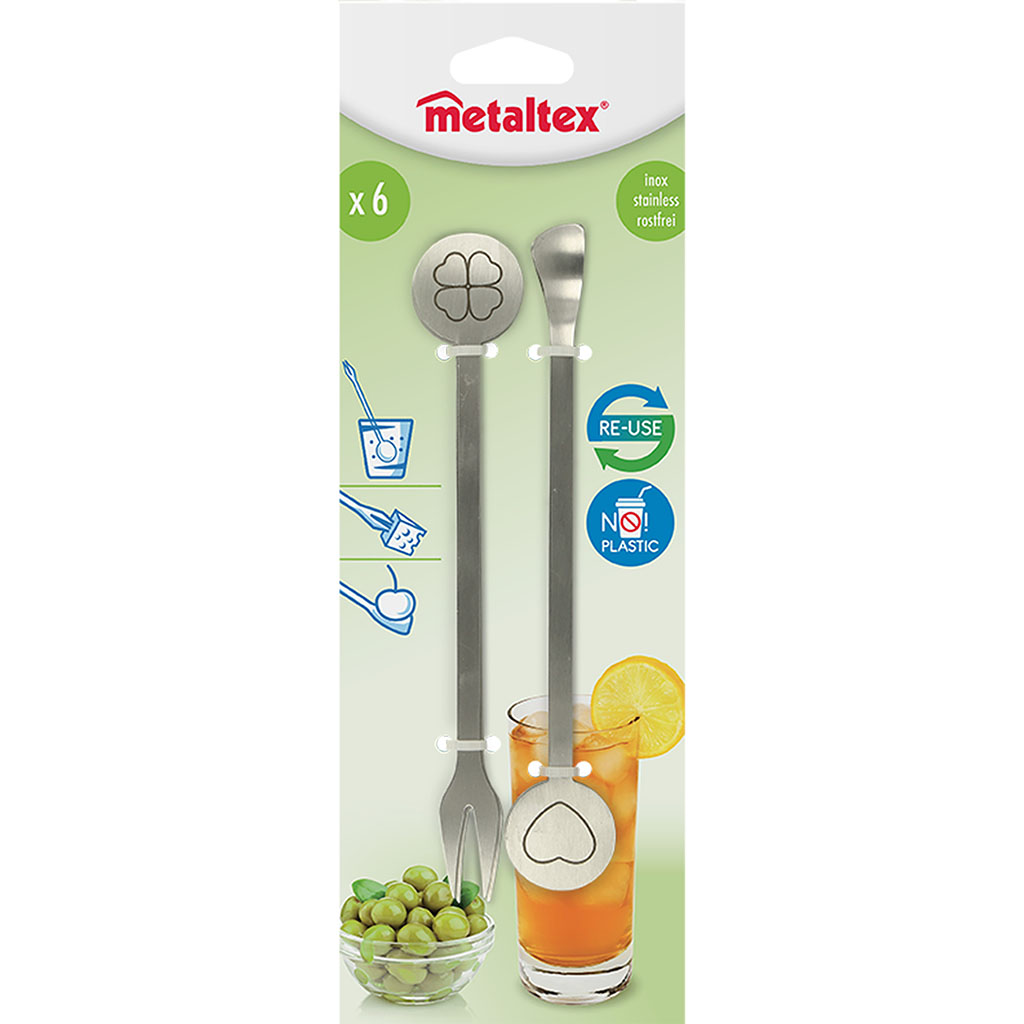 Lot De 15 Mélangeurs En Métal Inoxydable Réutilisables Pour