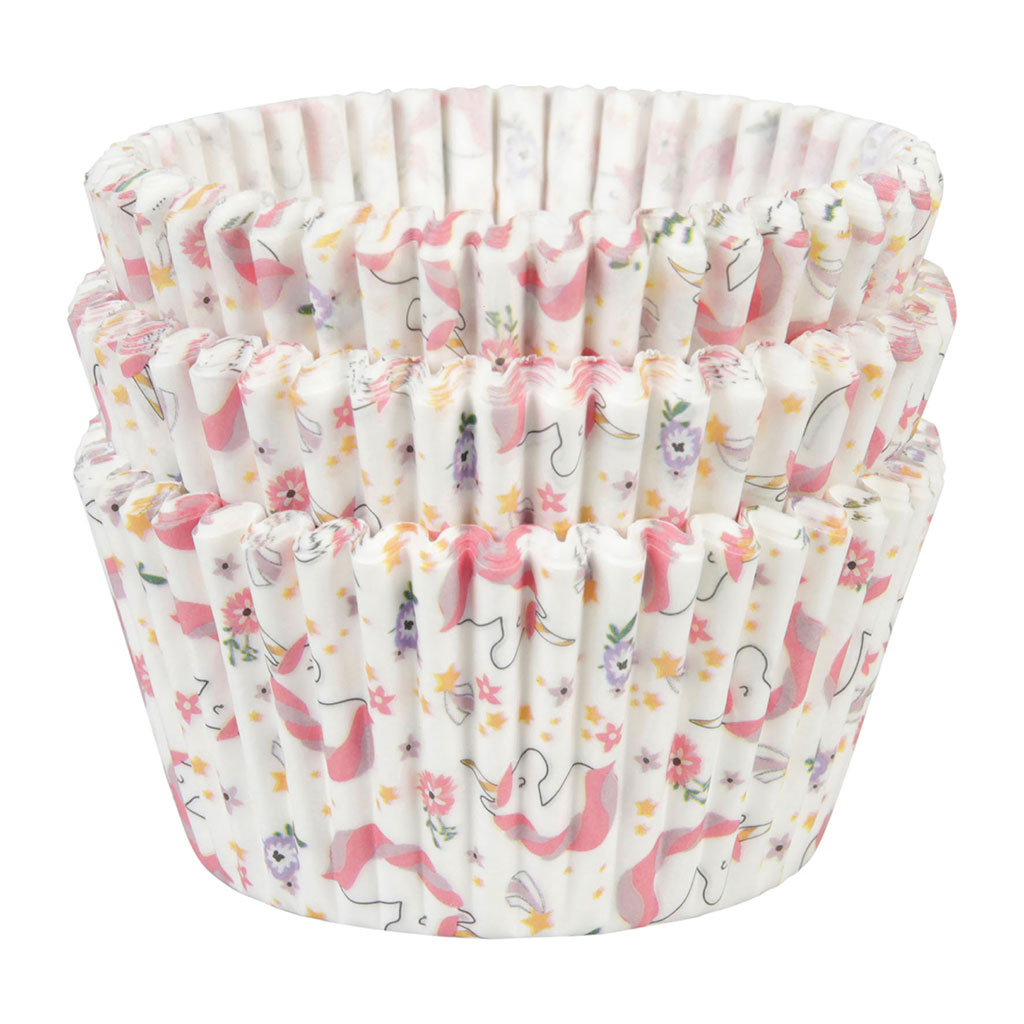 Lot de 75 caissettes en papier licornes D 5cm - NOEMIE HONIAT