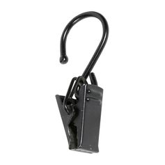 Lot de 8 anneaux à pince noirs en S