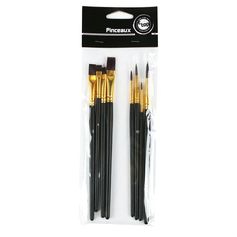 Lot de 8 pinceaux et brosses