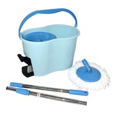 Lot seau essoreuse et serpillère 8.5L