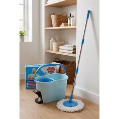 Lot seau essoreuse et serpillère 8.5L