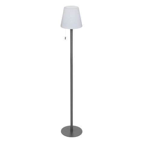 Luminaire d'extérieur lampadaire gris graphite H 108cm