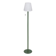 Luminaire d'extérieur lampadaire vert olive H 108cm
