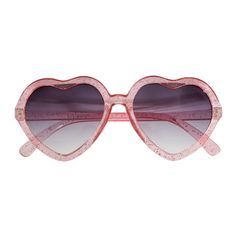 Lunettes de soleil enfant fantaisie verres cœur