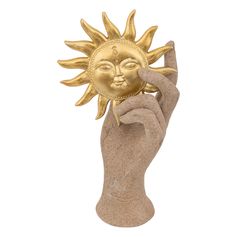 Main déco SAMIRA résine H21cm