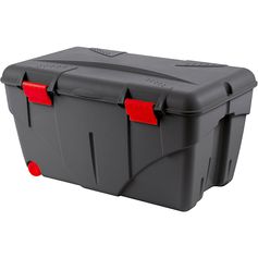 Malle de rangement noire 200L