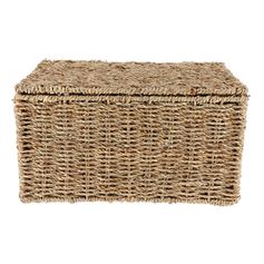 Malle de rangement rectangulaire tressée 35x19x25cm