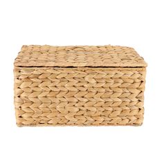 Malle de rangement tressée jacinthe 30x15x20cm