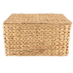 Malle de rangement tressée jacinthe 40x23x30cm