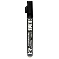 Marqueur peinture acrylique noir précieux 4mm