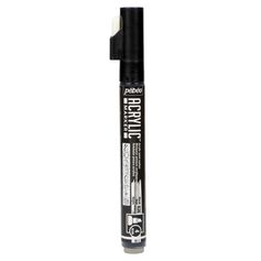 Marqueur peinture acrylique pointe biseautée noir 4mm