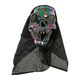 Masque Metallic avec capuche halloween 23x17cm