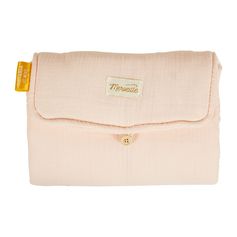 Matelas à langer nomade coton rose poudré 40x65cm