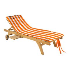 Matelas de bain de soleil DOLCEZZA orange 60x6x180cm