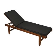 Matelas de bain de soleil ODALYS noir 60x15x120cm