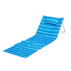 Matelas de plage pliable rayé 153x53cm