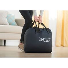 Matelas gonflable électrique INTEX 2 personnes 152x203x42cm